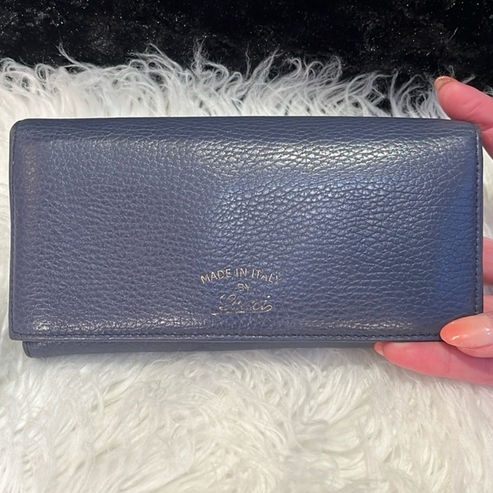 Bi-Color Gucci Long Wallet